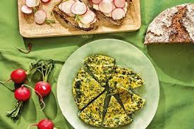 Frittata Aus Radieschenblattern Radieschen Radikal Radieschenblatter Frittata Radieschen