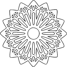 Whether your child needs to fine tune his motor skills or simply wants a break from the daily homework grind (or both), our coloring worksheets will do the trick. Outline Star Figure Round Art Mandala Outlines Coloring Pages For High School Students Full Size Png Download Seekpng
