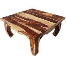 The durability of this coffee table will stand the test of time and continue to provide an elegant addition to your home for many years to come. Dallas Natural Solid Wood 35 Square Opium Coffee Table