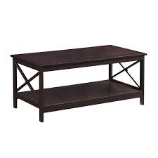 Does the table have a wood finish? Convenience Concepts Oxford Coffee Table In Espresso Wood Finish 203082es