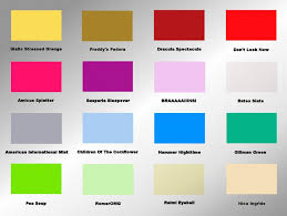 Color And Mood Chart Silmarilli