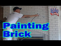 Painting A Brick Fireplace Hacks Painting Bricks Or Concrete Diy How To Paint Bricks Or Stone Youtube