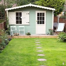 Stepping Stones Summer House Style Ideas David Giles Lawn Care Tips Summer House Backyard