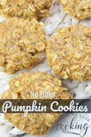 No Bake Pumpkin Cookies Video Recipe Pumpkin Cookies Baked Pumpkin Baking