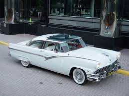 1956 Ford, White Crown Victoria Skyliner. Maintenance/restoration ...