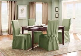 Cotton Duck Long Dining Chair Slipcover One Piece 100 Cotton Machine Washable Slipcovers For Chairs Dining Room Chair Covers Dining Room Chair Slipcovers
