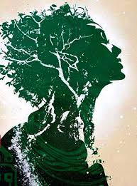 Shadow Of A Woman With Trees Going Thru Art Art Artwork Mother Earth