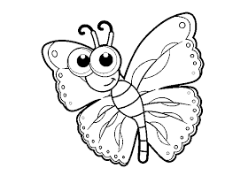 Dibujo Para Colorear Mariposa