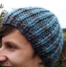 This pattern is made using mainly knit stitch and has just enough stretch to both hug your head and keep your ears warm. Mens Super Chunky Knitted Hat Pattern Ditzyanddotty