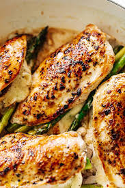 Cook 4 stuffed cutlets to golden brown on each side, about 3 minutes on each side. The Best Asparagus Stuffed Chicken Breasts Breasts Recipe Cafe Delites