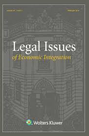 Legal Issues Of Economic Integration Kluwer Law Online