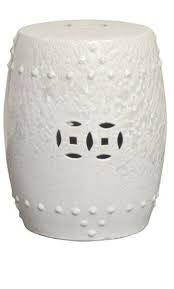 Safavieh paradise swallows white ceramic decorative garden stool. 42 White Garden Stool Ideas White Garden Stools Ceramic Stool Garden Stool