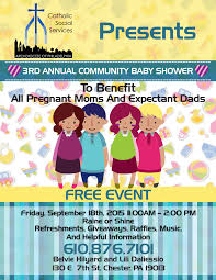Community Baby Shower Flyer Expecting Dad Community Events Free Event