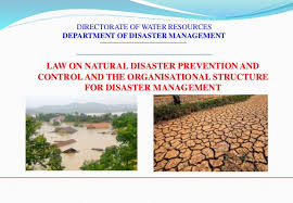 Law On Natural Disaster Prevention And Organizational