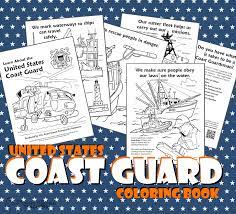 Png image of coast guard sea service ribbon color palette. United States Coast Guard Coloring Book Squarehead Teachers