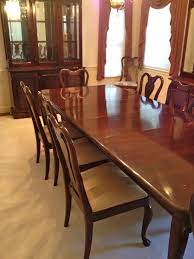 Fine Roxal Stuart Temple Dining Room With 10 Chairs 4 Leaves And Table Pad Buy Now 795 00 Table Pads Dining Chairs Table