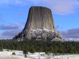 This stunning photo of the Devil's Tower was taken in 1900