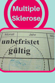 Fur Immer Mein Multiple Sklerose Sklerose Schwerbehindertenausweis