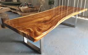 Live Edge Dining Table Golden Acacia Wood Reclaimed Single Etsy Live Edge Dining Table Acacia Wood Live Edge Live Edge Wood