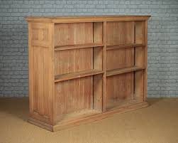 Large Double Sided Oak Bookcase Room Divider C 1920 593761 Sellingantiques Co Uk Designed to hold books, photos, and objects of art in place, this superb bookcase measures has four shelves intersected by eight horn elements arranged in a staggered pattern. double sided oak bookcase room divider