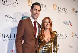 Just six guests attended the traditional jewish ceremony on march 15 in paris. Isla Fisher Almost Stopped Speaking To Husband Over Borat Joke New York Daily News