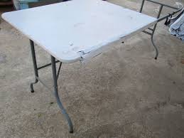 How To Upcycle Plastic Folding Table Diy Upcycle Plastic Folding Table Folding Table Diy