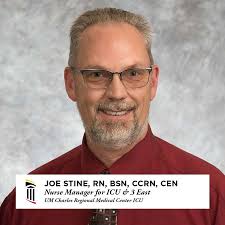 Recognizing Joe Stine, RN, BSN, CCRN, CEN