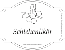 Etiketten benötigt man in ganz vielen verschiedenen bereichen. Etiketten Fur Hausgemachten Schlehenlikor Pdf Drucken Kostenlos