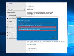 But if you plan to sell or give the computer away, you'll want to take. How To Factory Reset Your Windows 10 Computer