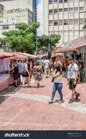 Sao Paulo Sp Brazil March 03 2019 People At The Street Market Known As Feira Da Liberdade Liberty Fair Or Japanese Fai Stock Photos Brazil Photo Editing