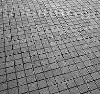Midnight Flamed Granite Black Cobblestones on Mesh Sheet