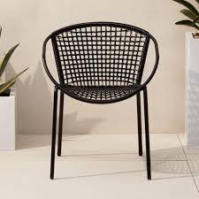 Sophia Black Dining Chair Reviews Cb2 Black Dining Chairs Outdoor Chairs Outdoor Dining Furniture