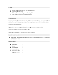 Follow our company secretary resume sample and find new ways to add value to yours. Company Secretary Resume Examples Sample Download In Word Format Resume Samples Projects Download Now