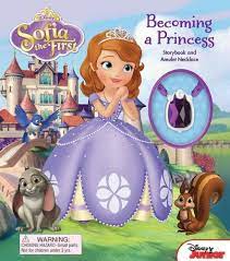 Disney Sofia The First Becoming A Princess Storybook And Amulet Necklace Storybook With Jewelry Best Value Buy On Amaz Princess Book Princess Sofia The First