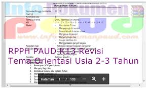 We did not find results for: Rpph Paud K13 Revisi Tema Orientasi Usia 2 3 Tahun Documen Paud Sch Paperplane