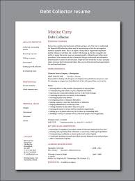 Debt Collector Cv Example Resume Credit Loans Money Cover Letter Sample Template Job Description Objective Experience Pdf You Project Manager Resume