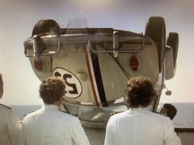 During the filming of the 1980 film "Herbie Goes Bananas", a fibreglass car  was dropped into the sea. It was never retrieved. Although that have been  many reports of people seeing it