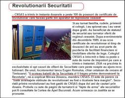 Lista revolutionari cu rol determinant. Lista Cu Revolutionarii Colaboratori Ai Securitatii Ale Caror Dosare Au Fost Trimise In Instanta De Cnsas Romulus Cristea