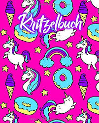 Einhorn zeichnen anleitung für das einhorn malen. Kritzelbuch Super Susses Einhorn Glossy Malbuch Fur Kinder 35 Tiere Zum Malen Und Zeichnen Amazon De Powherz Austyn Bucher