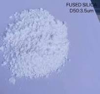 3.5um Fused Silica Powder with High Purity Sio2 99.95% Micron Powder for  Refractory