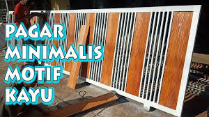 Check spelling or type a new query. Pagar Motif Kayu Minimalis Youtube