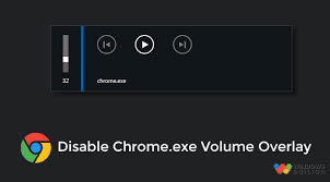 You can completely disable the media osd by using a small freeware application called hidevolumeosd. How To Disable Chrome Volume Overlay In Windows 10