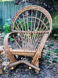 Fan Back Handmade Willow Chair End Of Summer Special Free Shipping Limited Time Willow Furniture Chair Twig Furniture
