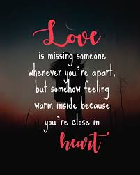 True love doesn't mean being inseparable; Top 100 Long Distance Relationship Quotes With Images 365greetings Com