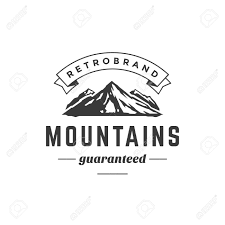Download all 1,163 vintage logo logos unlimited times with a single envato elements subscription. Mountain Vintage Logo Template Emblem High Rock Silhouette Royalty Free Cliparts Vectors And Stock Illustration Image 47626356