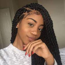 50 Schone Moglichkeiten Twist Braids Fur Alle Haar Texturen Zu Tragen Braids Moglichkeit Braids For Black Hair Twist Braid Hairstyles Box Braids Hairstyles