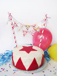 Kuchengirlande Vom Inselmadchen Fur Deine Zirkus Party Zum Geburtstag Zirkus Geburtstag Zirkusparty Zirkustorten