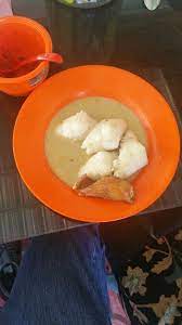 Ketupat Kandangan Pakai Ikan Salai Kalimantan