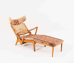 Danish Reclining Lounge Chair In Original Upholstery At 1stdibs Vintage Lounge Chair Modern Lounge Chairs Furniture