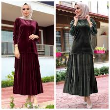 Elfida Tesettur Kadife Etek Bluz Modelleri Moda Tesettur Giyim Bluz Modelleri Bluz Etek